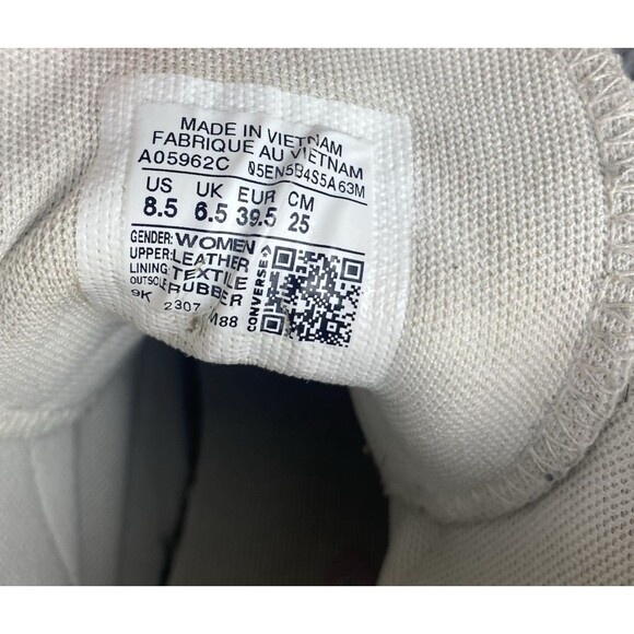 Converse All Star Hi Lift Platform Sneakers Womens Size 8.5 Leather A05962C - Picture 13 of 13